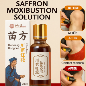 Miao Fang Moxibustion Liquid Chuanxiong Safflower Massage Oil Pain Relief Care Solution Natural Ingredients Body Care Essential Oils
