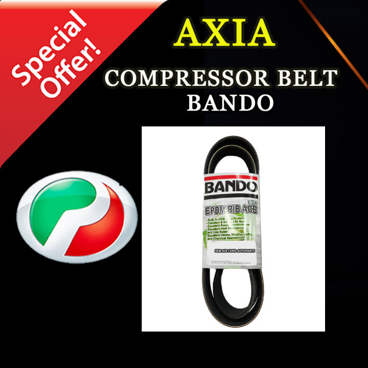 PERODUA AXIA BANDO 6PK COMPRESSOR BELT (CAR AIRCOND SYSTEM) | Lazada