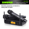 shure/GLXD4 wireless microphone original branded,professional uhf wireless mic,mikerophone karaoke. 