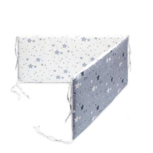 Giường cũi trẻ em lót hai mặt thoáng khí bảo vệ cũi bông lá chắn bảo vệ giữ bé an toàn in mô hình bội Pad