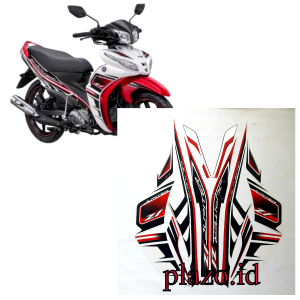 stiker striping lis body motor yamaha jupiter z1 2015 putih