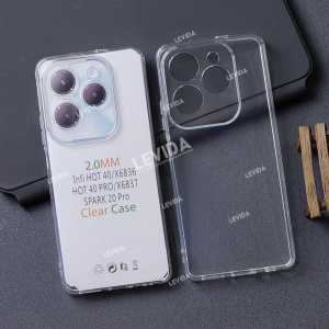 Infinix Hot 40 Infinix Hot 40 Pro Soft case Clear 2.0mm Case Bening Infinix Hot 40 Infinix Hot 40 Pro CH-01