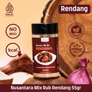 SP KEBAB OFFICIAL X CHOP CHOP Nusantara Mix Rub Rendang 55gr Bumbu Serbaguna No Msg Untuk Diet Bekal Anak Bekal Suami CHOPCHOP