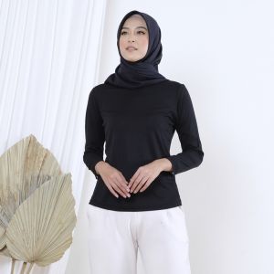 Gavi Blouse Crincle Airflow Polos Model Bahi Serut Kemeja Wanita Full Kancing Busui Friendly Outfit OOTD Casual Kondangan Kuliah