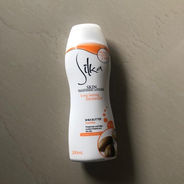 COD Silka Skin Whitening Lotion Shea Butter 200ml SPF 23 Lazada PH