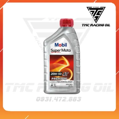 Nhớt xe số cao cấp Mobil Super 4T 20W50 1L - Nhập khẩu Singapore