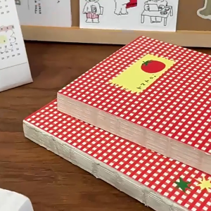 Tomato Notebook 96-100 Pages Unlined Thick Blank Memobook Journal for Writing Sketching Journaling Drawing Sketchbook