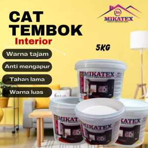 CAT TEMBOK ANTI LUNTUR DAN MENGAPUR ISI 5 KG KUALITAS INTERIOR & EKSTERIOR