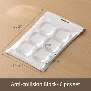 DXL Anti-collision Silicone Pad Strips for Refrigerators Bedside Tables Door Handles Wall Edges Corners Transparent Cushioning