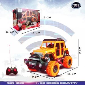 COD TERLARIS Mainan Anak Mobil Remote Control Jeep Cross Country RDR 1025 1:32 Gratis Baterai Remote AA 2pcs Murah Kado Ulang Tahun
