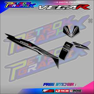 STRIPING VARIASI YAMAHA VEGA R NEW  / STICKER LIST VARIASI VEGA R NEW