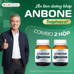Anbone hỗ trợ cải thiện đau nhức khớp - Sản phẩm chính hãng của Traphaco (hộp 30 viên)