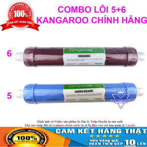 Trọn bộ Combo 6 lõi lọc nước Kangaroo chính hãng 123456 - Lõi RO Nano Silver Ceramic