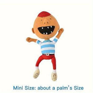 Naughty Boy Plush Toy 7 Inches Soft Weapon Plushies Cute Cartoon Anime Game Toy Animal Pet Pillow Sleeping Doll Toy Halloween Birthday Gift For Kids Room Decoration