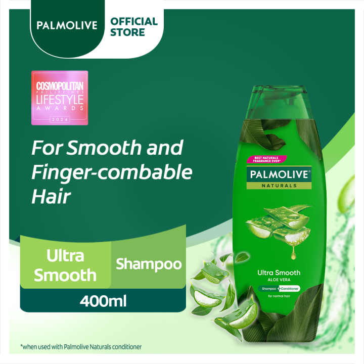 Palmolive Naturals Ultra Smooth Shampoo - with Aloe Vera, for Normal Hair, 400ml