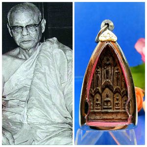 【Efficacious amulet】Warranty an Authentic BE2512(1969) PowerfulRare Nur Nawa version Phim Glaang Phra SipTat/Thet(10 Buddha)Amulet保证正品大名鼎鼎制作十方佛最有名的高僧屈当也孔佛舍的龙婆银大师大名鼎鼎混合宝铜版本十方佛佛牌(在泰国是一尊顶级招财的佛牌圣物)已包好非常精美雷射刻花防水壳