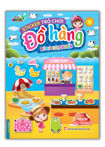 Sticker Trò chơi đồ hàng - Bé đi du lịch biển (dán hình siêu vui nhộn)