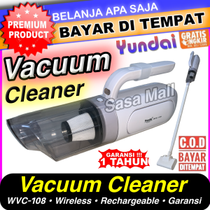 Penyedot Debu Wireless Yundai Vacuum Cleaner 3 in 1 Handheld Pembersih Lantai Vakum Cleaner Cordless Tanpa Kabel Rechargeable Sunyi Senyap Tidak Bising Dengan Battery Cocok Untuk Rumah Sofa Mobil Multifungsi Laz COD Bisa Bayar di Tempat Sasa Mall