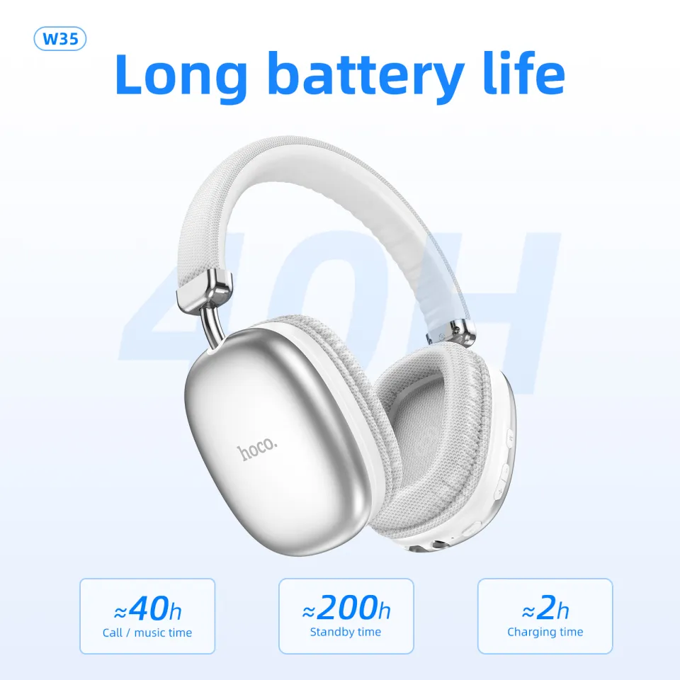 HOCO W35 Wireless Headphones Over Ear Bluetooth 5.3 40H Playtime