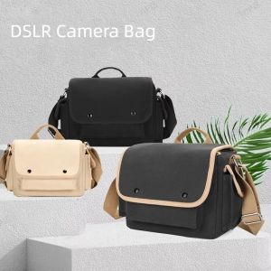 VB45D Waterproof Digital DSLR Camera Bag Multi-functional Wear Resistant Camera Storage Bag Camera case Canvas Camera Lens Pouch Travel