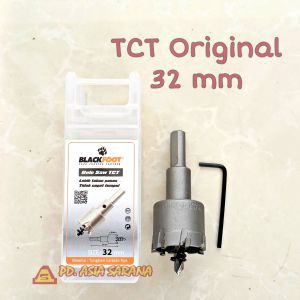 [32mm] Hole Saw TCT Besi 32 mm BLACKFOOT Mata Bor Lubang Holesaw ORI PT.3.8.32TCT