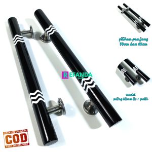 handle gagang tarikan pintu rumah pilihan panjang 33cm dan 45cm bahan stainless steel untuk pintu depan dan kamar model geser dan tarik