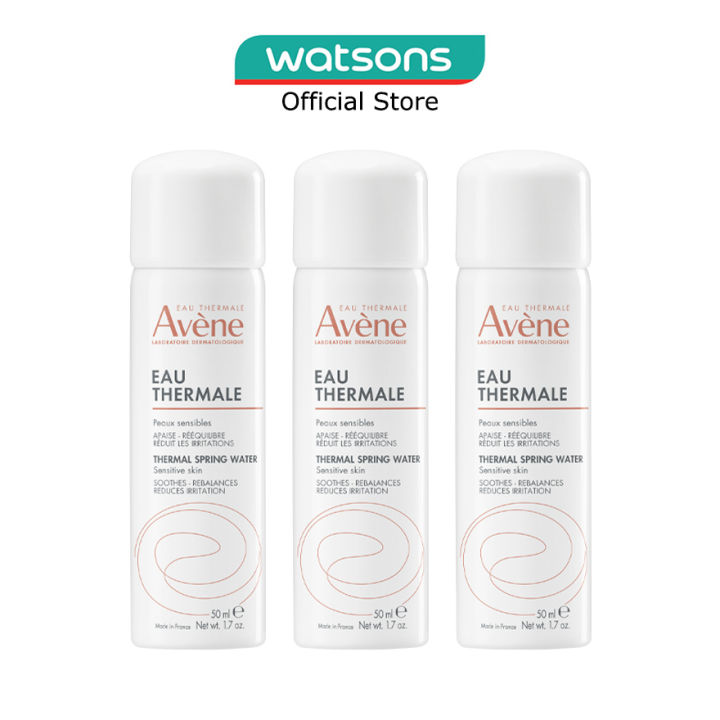 EAU THERMALE AVENE Thermal Spring Water (To Soothes & Reduces Irritations) 3 x 50ml