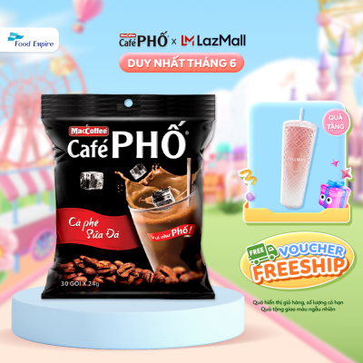 Túi Cà phê Phố Sữa Đá - Maccoffee (túi 30 gói x 24g)