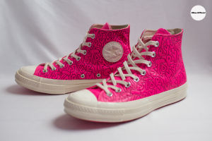 Converse Repo 70 เบอร์ 41.5 MY STORY สีชมพู รองเท้ามือสอง ของแท้เท่านั้น