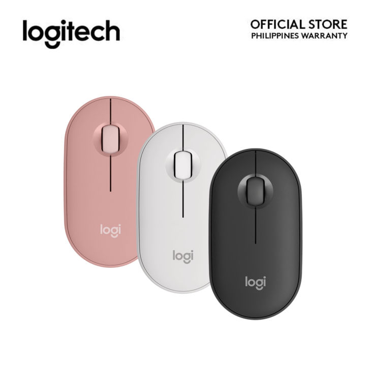 Logitech Pebble Mouse 2 M350s Slim Compact Bluetooth Wireless Mouse ...