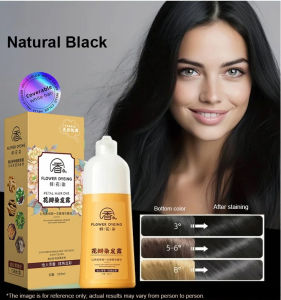 Hair Dye Fragrance Botanical Mild Fragrance Hair Coloring Lotion Nonirritating Convenience