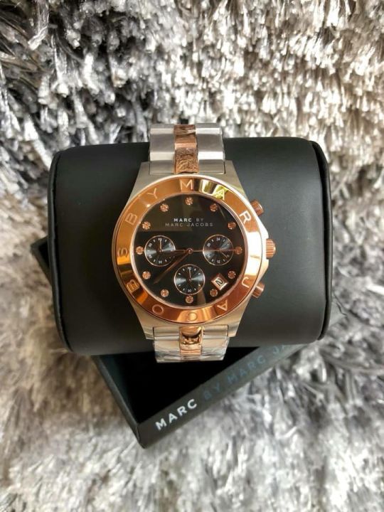 Marc jacobs two tone ladies online watch