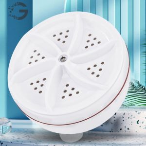 Mini Washing Turbine Laundry Wheel Bubble Turbine Rotation Washer Machine Multifunction Cleaning Low Noise for Business Trip