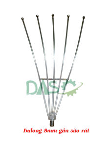 CÀO ĐÀI HOA SẦU RIÊNG INOX - ĐẦU GẮN BI INOX 5mm - DỤNG CỤ LÀM VƯỜN CHUYÊN DỤNG SẦU RIÊNG
