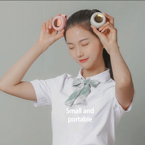 Portable Clip On Waist Shirt Fan Sale Promo Hanging Neck Mini Fan Leafless Clip Fan Mute Portable USB Fan Mini Fan for outside home office small fan Christmas Gift for girls boys