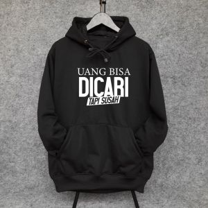 Sweater Hoodie LUCKY PROJECT Uang Bisa Di Cari Jaket Suiter Hudi Terbaru Pria Wanita Dewasa Bahan Fleece Katun Tebal Hitam Hijau Mint Kream Size M L XL Bisa COD
