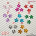 MTT24 Mote Tempel / Mote Jahit Hiasan Baju Kreasi Bentuk Bunga Kelopak 5 Uk 1cm (1 bks isi 50). 