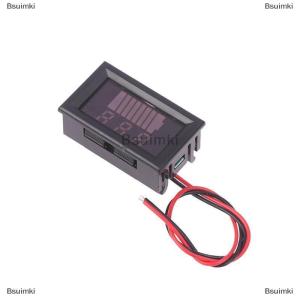 [COD] Bsuimki เครื่องวัดระดับการชาร์จแบตเตอรี่รถยนต์12V 24V 36V 48V 60V เครื่องทดสอบความจุแบตเตอรี่ลิเธียมจอแสดงผลสีฟ้า