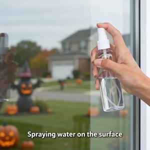 Halloween atmosphere decoration ghost electrostatic stickers Halloween stickers cute cartoon bat pumpkin window stickers