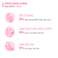Dung dịch làm sạch và tẩy trang micellar cho da thường và da nhạy cảm Bioderma Sensibio H2O - 500ml. 