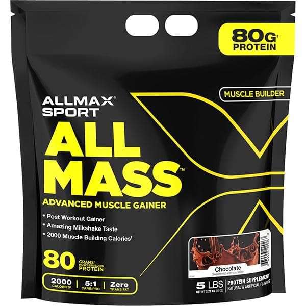 Promo All Max Nutrition All Mass Gainer 12lbs Penambah Berat Badan