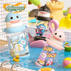 Aoduoyaya 650ml Botol Air Little Shark Kids Water Bottle BPA Free Children Drinking Plastic Cup Travel School