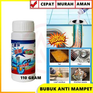Obat Anti Mampet Bubuk Anti Sumbat Saluran Pipa Washtapel Toilet