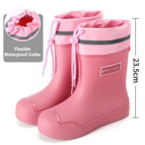 2026 New Style Womens Rain Boots Outdoor Non-slip Mid-calf Thicken Bottom Rain Boots for Women