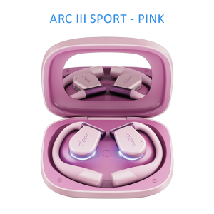 Cleer ARC 3 Music and Sport - AI Open-Ear Bluetooth Earbuds True Wireless Earphones with Spatial Audio & Long Battery Life