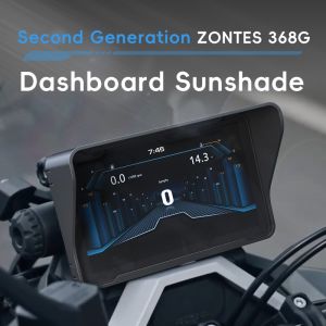 ZONTES 368G Dashboard Hood Pedal Motorcycle Sunshade Reflective Light Protection Screen Protection