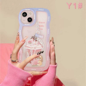 (Lokal Ready) Xinyu Casing hp Samsung A14 A04S A13 A04E A03 A03S A50 A50S A30S A23 A22 A21S A12 A02S A11 A51 A10 A30 A52 A52S M12 A71 A53 A32 M23 5G A33 A73 Teh Susu Manis Casing Frame Wavy Lembut Soft Case