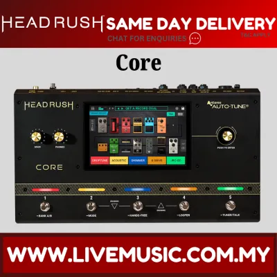 Headrush Core Guitar Multi-effect/Amp Modeler/Vocal Processor Unit