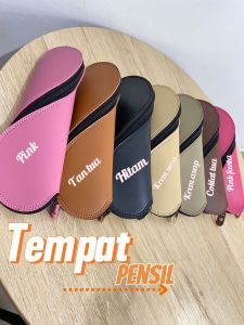 TEMPAT PENSIL VARIASI/CEPUK TEMPAT ALAT TULIS KULIT SINTETIS RN105