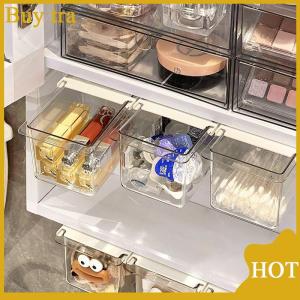 [Buytra] Under Mirror Cabinet Drawer Organizer Transparent Simple Bathroom Cabinet Cotton Swabs Cosmetic Pull Out Shelf Storage Box